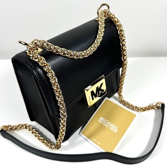 MICHAEL KORS Handbag Leather Shoulder Crossbody Bag Chain - Picture 3 of 15